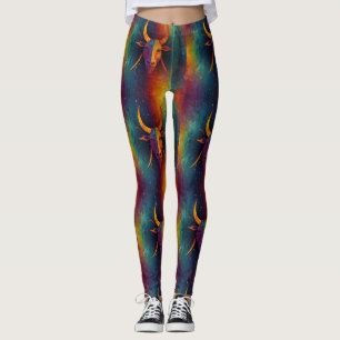 Leggings Aztec Zodiac Abstract Mix