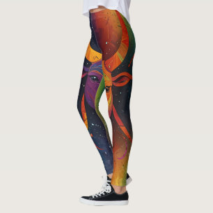 Leggings Aztec Zodiac Abstract Mix