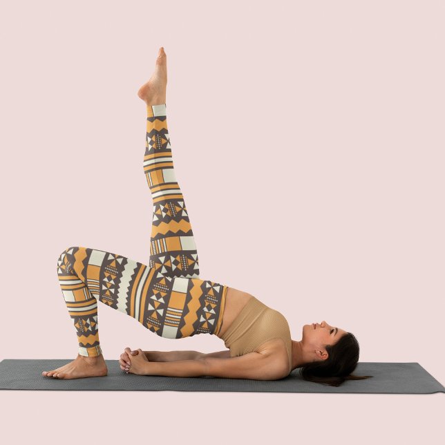 Leggings azteca de origen marrón (Subido por el creador)
