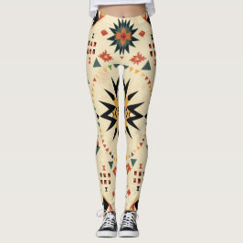 Leggings Azteca inspirada en navajo
