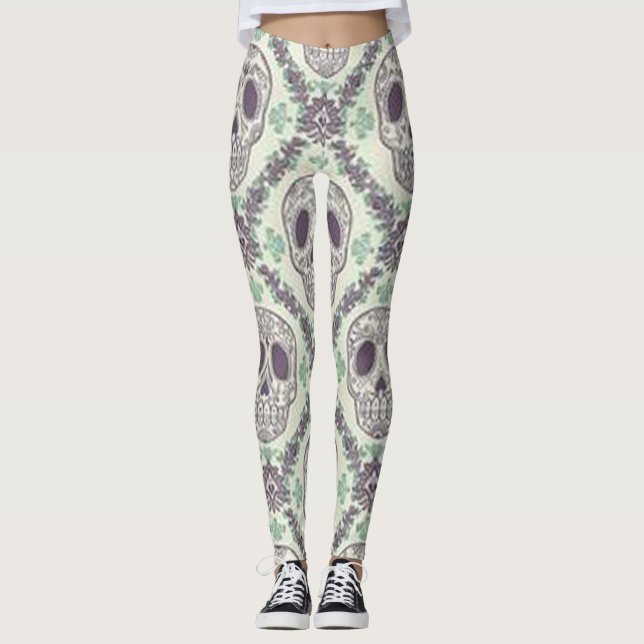 Leggings Azúcar Skulls2 (Anverso)