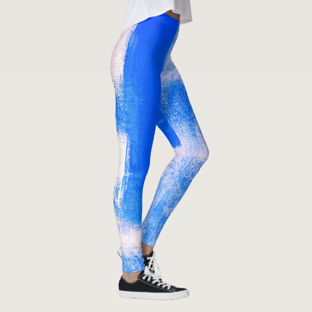 Leggings Azul Abstracto (Derecha)