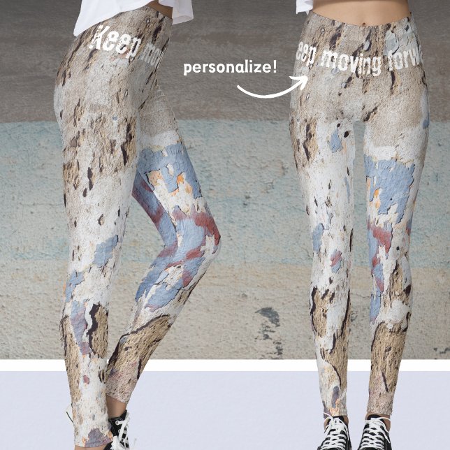 Leggings Azul abstracto y beige (Subido por el creador)