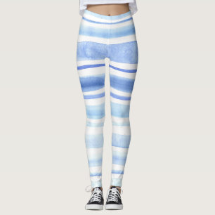 Leggings azul acuático