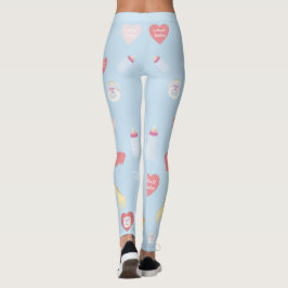 Leggings Azul adulto de las polainas el | ABDL el |