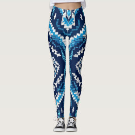 Leggings Azul azteca medianoche