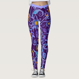 Leggings Azul bohemio