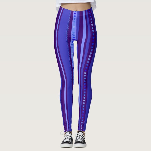 Leggings Azul claro y oscuro (Anverso)