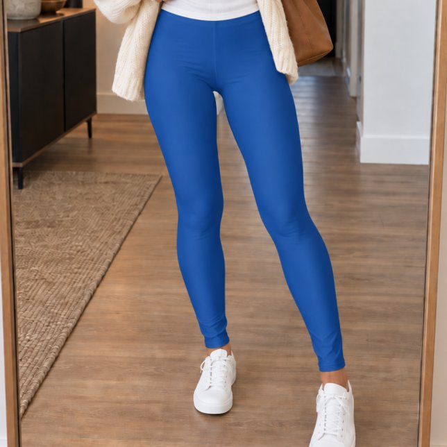 Leggings Azul Cobalto Sólido (Subido por el creador)