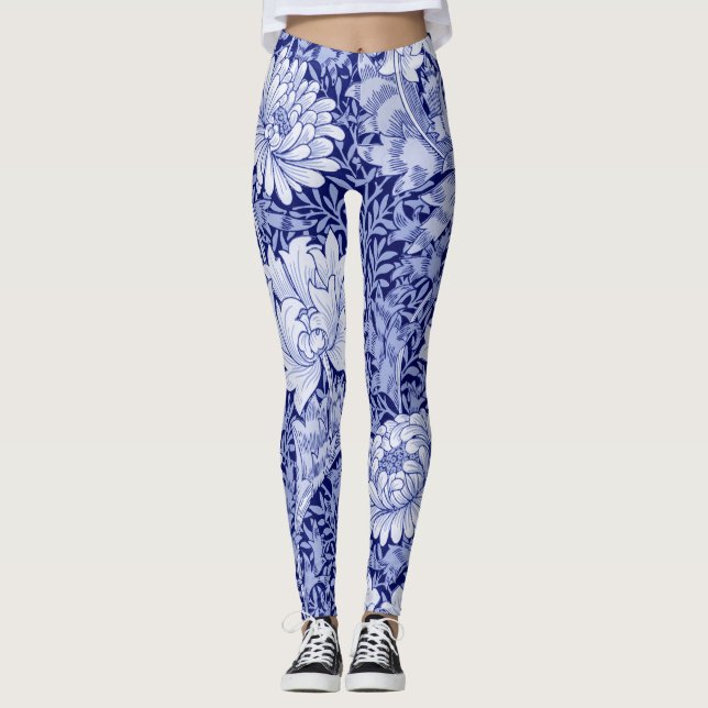 Leggings Azul crisantemo, William Morris (Anverso)