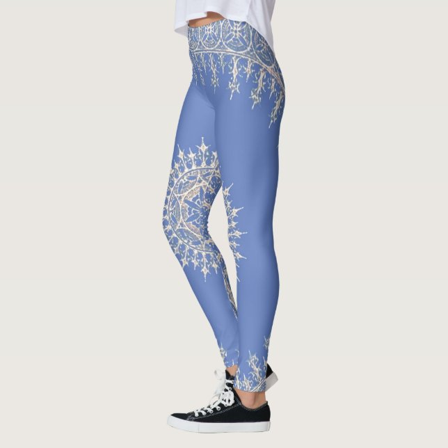 Leggings Azul de Newport (Izquierda)