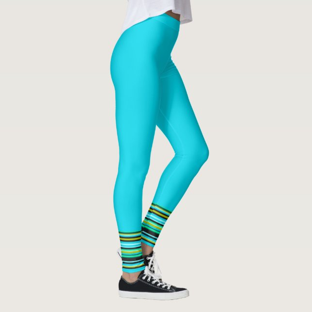 Leggings Azul Deportivo  (Derecha)