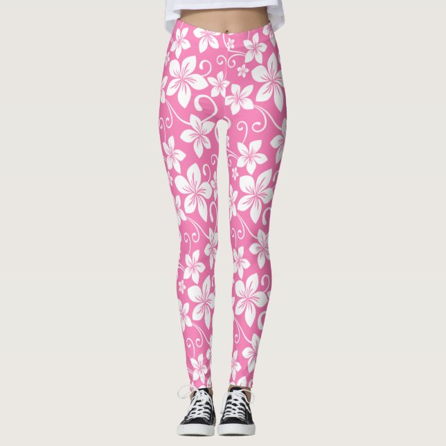 LEGGINGS AZUL HAWAII (ROSA) (Anverso)