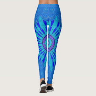 Leggings Azul impresionante, ropa de descanso femenina asom