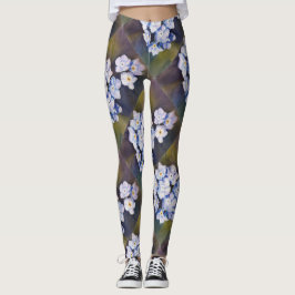 LEGGINGS AZUL OLVIDAR NOTAS | LEGADOS FLORALES