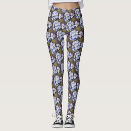 LEGGINGS AZUL OLVIDARME NOTA FLORAL