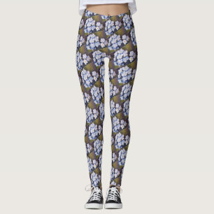 LEGGINGS AZUL OLVIDARME NOTA FLORAL