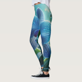 Leggings Azul Orquídea