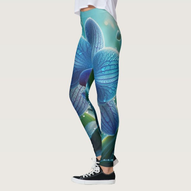 Leggings Azul Orquídea (Izquierda)