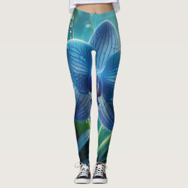 Leggings Azul Orquídea