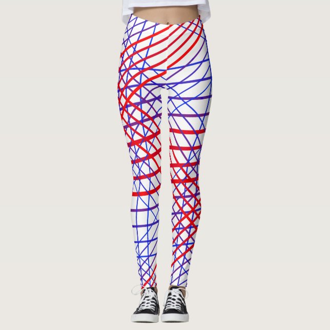 Leggings Azul Rojo (Anverso)