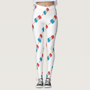 Leggings azul rojo Popsicle