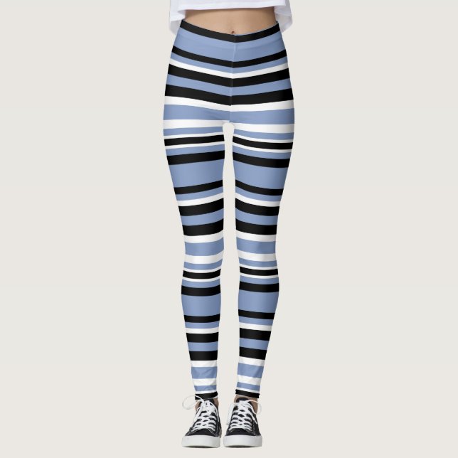 Leggings Azul turbio #1 (Anverso)