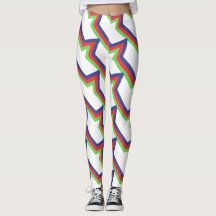 Azul verde rojo rayado