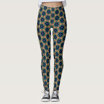 Azul y amarillo floral simple