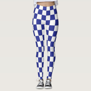 Leggings Azul y blanco bajo control