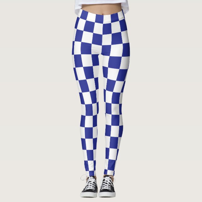 Leggings Azul y blanco bajo control (Anverso)