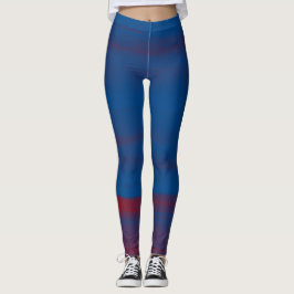 Leggings Azul y Rojo