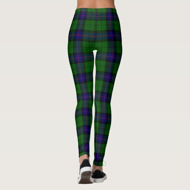 Leggings Azulejos armenios azules y verdes (Reverso)