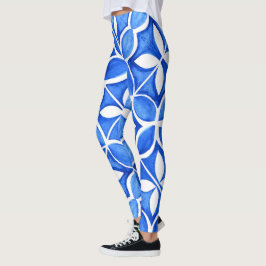 Leggings Azulejos italianos toscanos