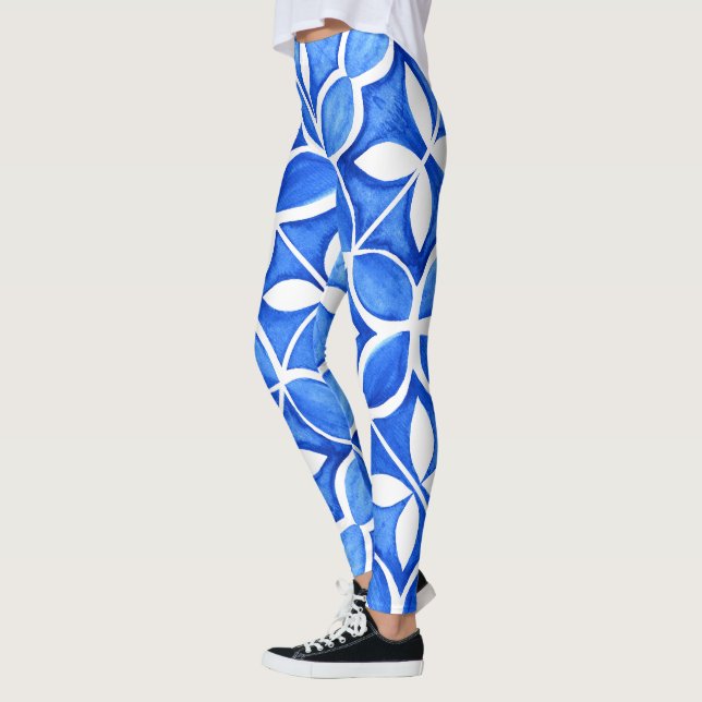 Leggings Azulejos italianos toscanos (Izquierda)