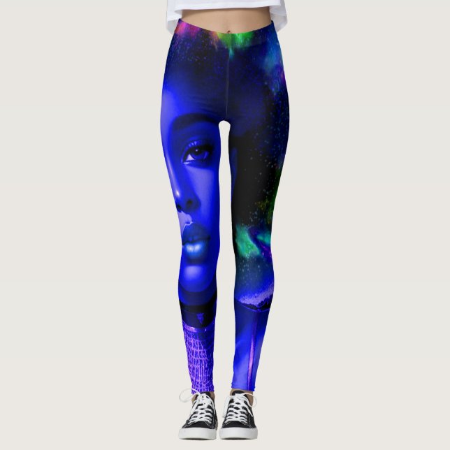 leggings azules Ayila (Anverso)