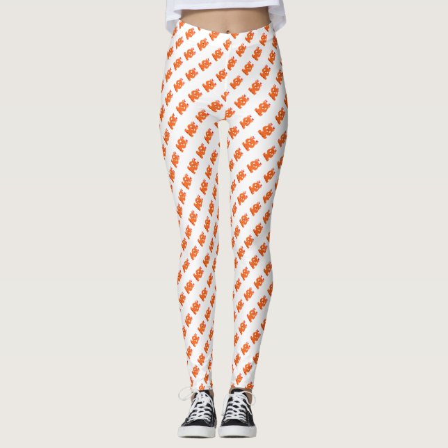 Leggings Bab. de tarjetas de reproducción de bebés de cierv (Anverso)