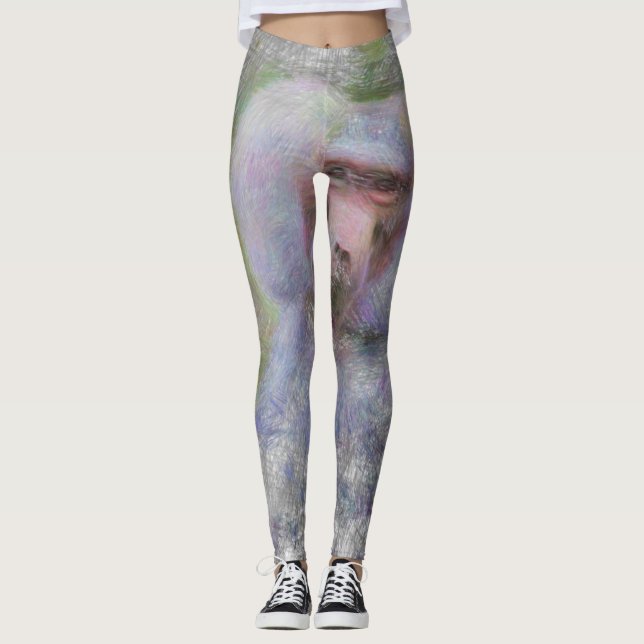 Leggings babuena animal artística (Anverso)