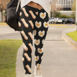 Leggings Bacon acuarela y Huevos Desayuno amante<br><div class="desc">Este diseño fue creado a través del arte digital. Se puede personalizar haciendo clic en el botón personalizar y cambiando el color, agregando un nombre, iniciales o tus palabras favoritas. Contáctame en colorflowcreations@gmail.com si quieres tener este diseño en otro producto. Compra mi pintura de acrílico abstracta original a la venta...</div>