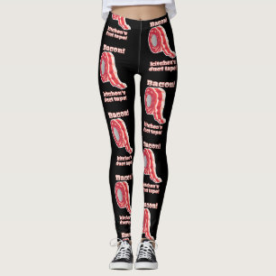 Leggings ¡Bacon! ¡Cinta del ducto de la cocina!