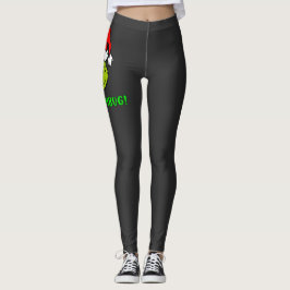 Leggings Bah Humbug Scrooge Essential Christmas Cartoon