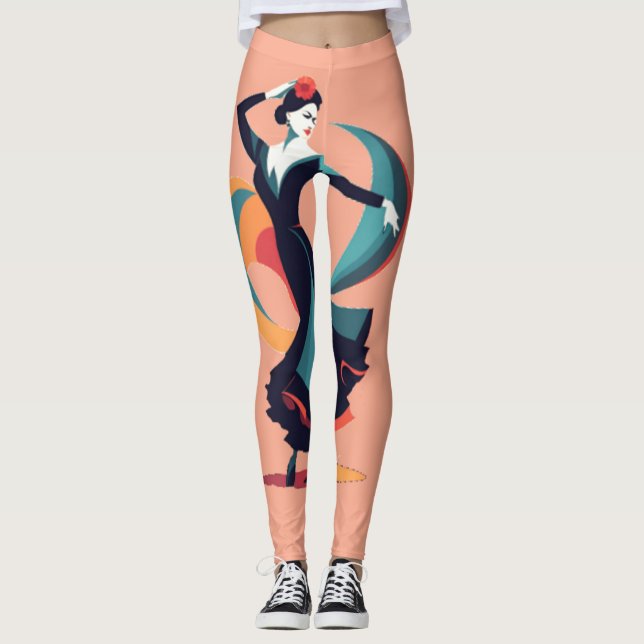 Leggings Bailarín de Flamenco Thunder_Cove (Anverso)