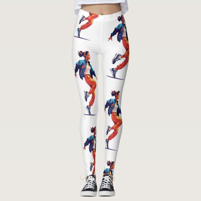 Leggings Bailarina Hip Hop Thunder_Cove (Anverso)