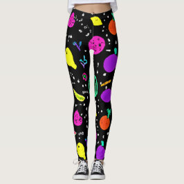 Leggings Baile de frutas de neón enérgica