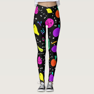 Leggings Baile de frutas de neón enérgica