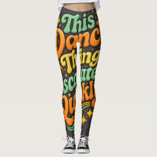 Leggings Baile Divertido se Intensificó Rápidamente Humor d