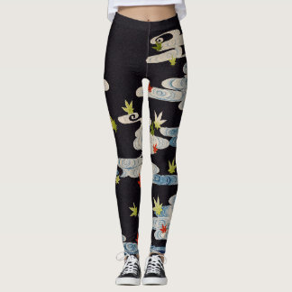 Leggings BAILE KIMONO, AGUA CORRIENTE, CAÍDA DEJA Floral