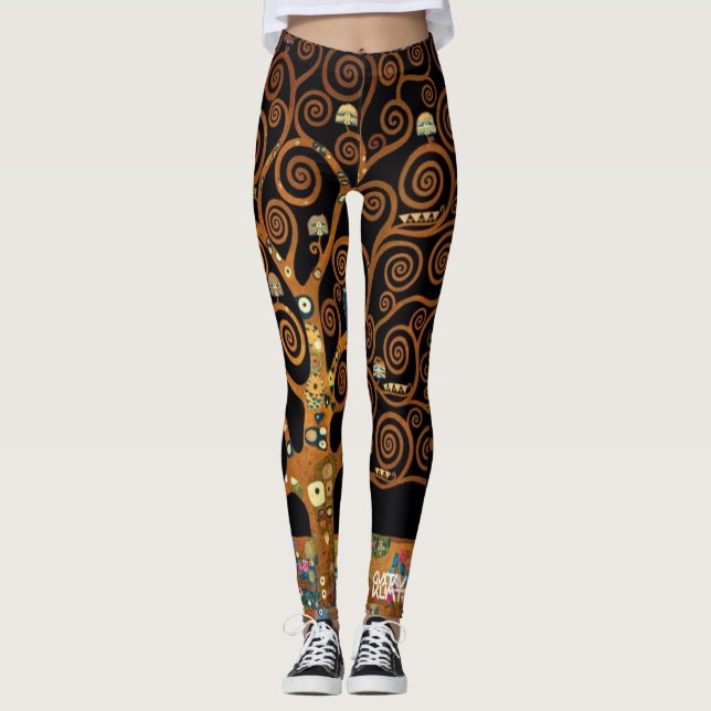 Leggings Bajo el Árbol de la Vida, Gustav Klimt, (Anverso)