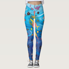 Leggings Bajo el mar