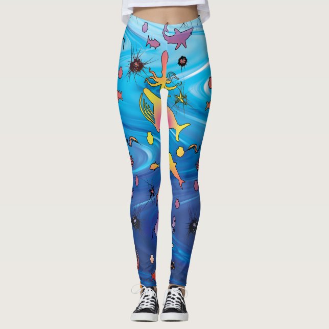 Leggings Bajo el mar (Anverso)